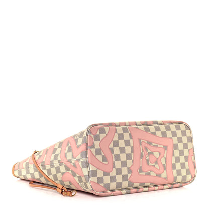 Louis Vuitton Damier Azur Tahitienne Neverfull MM 4 of 14