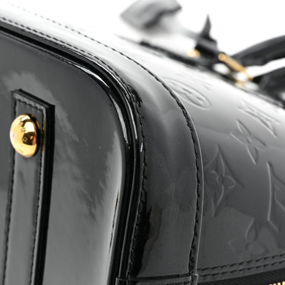 Louis Vuitton Vernis Alma PM Black 10 of 11