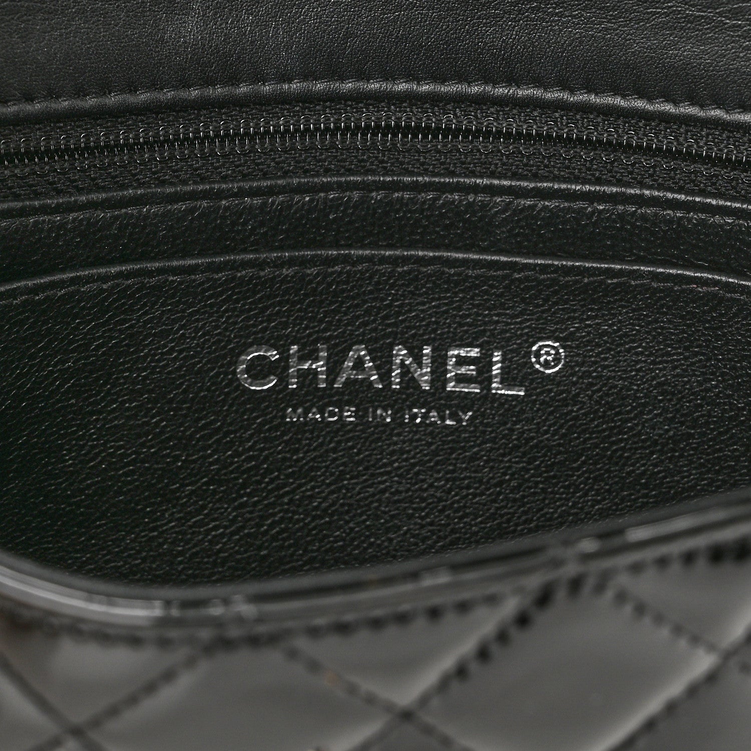 Chanel Patent Calfskin Quilted Mini Rectangular Flap Black 6 of 10