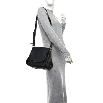 Tom Ford Grained Calfskin Medium Jennifer Crossbody Bag Black 2 of 18
