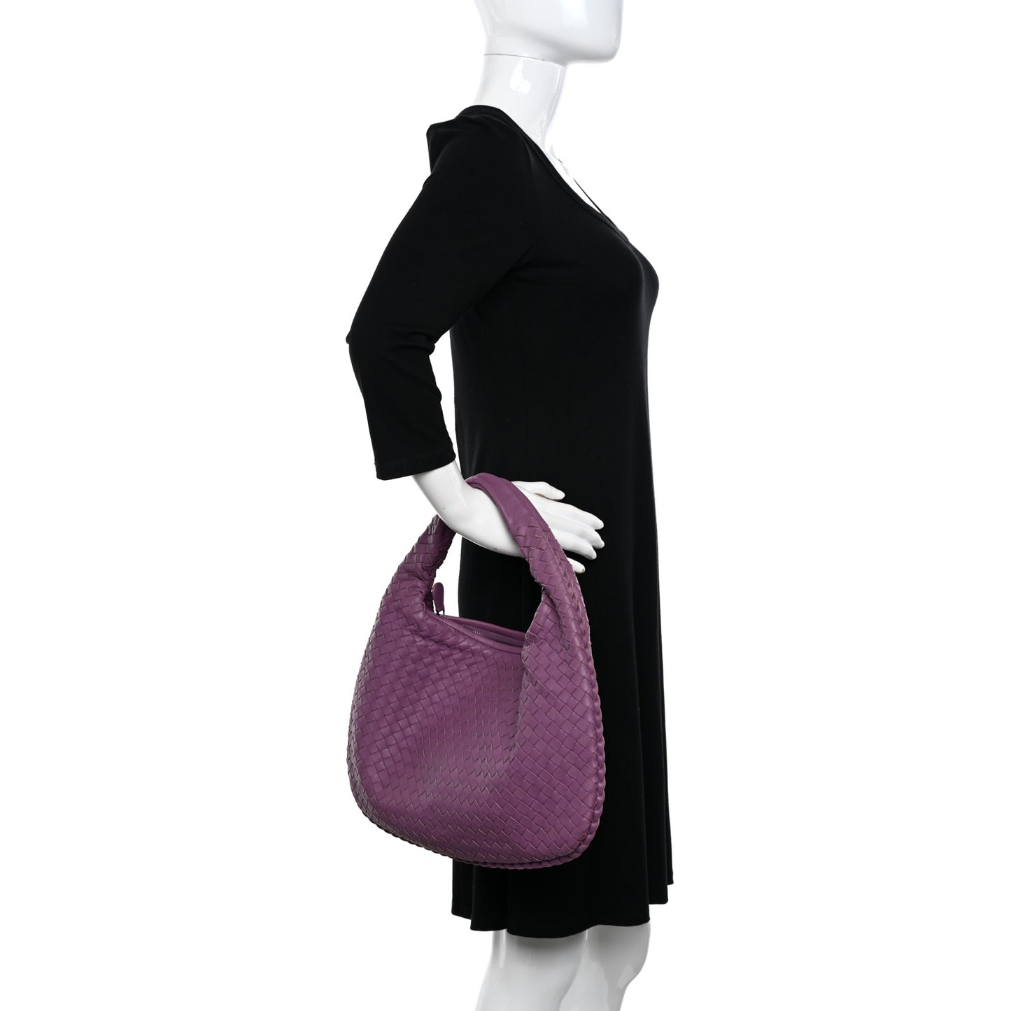 Nappa Intrecciato Medium Veneta Hobo Corot