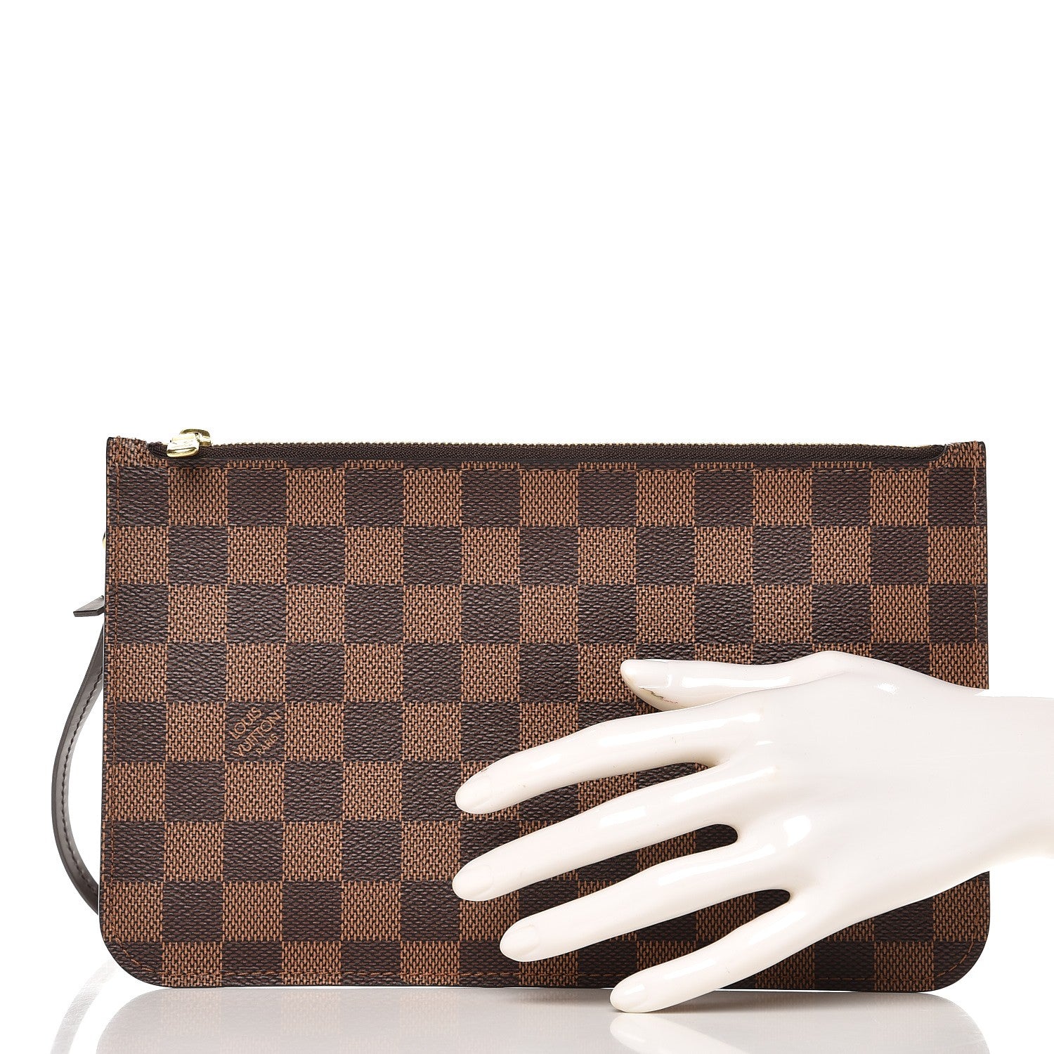 Louis Vuitton Damier Ebene Neverfull MM GM Pochette 2 of 7