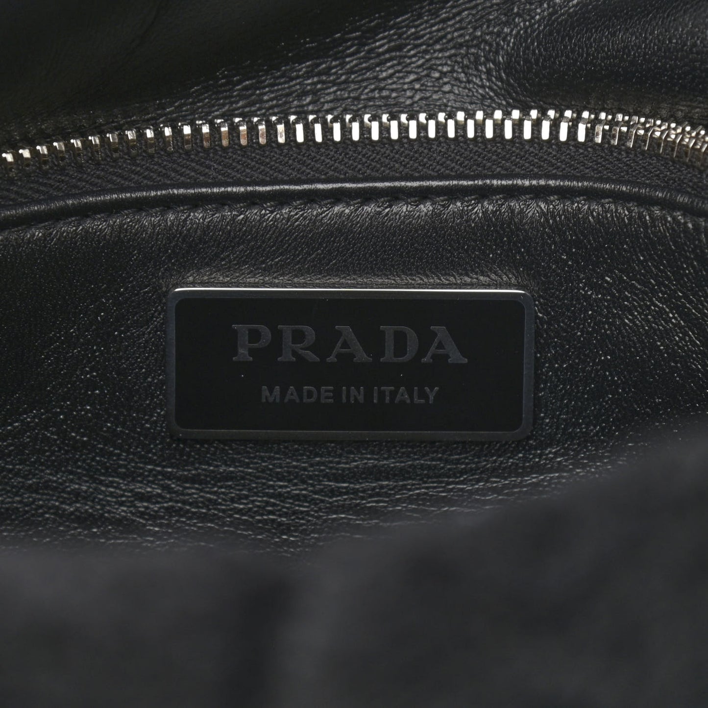Shearling Nappa Triangle Quilted Patchwork System Flap Shoulder Bag Black