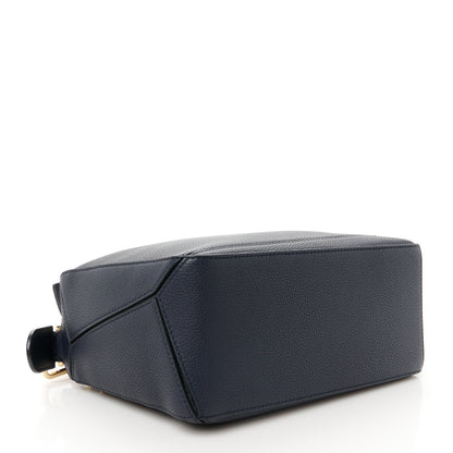 Loewe Calfskin Small Puzzle Bag Midnight Blue Black 4 of 10