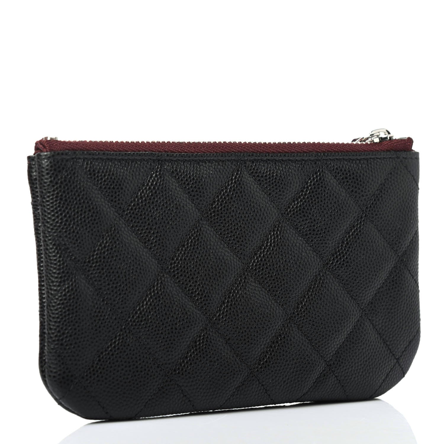 Chanel Caviar Quilted Small Cosmetic Case Black 2 of 4