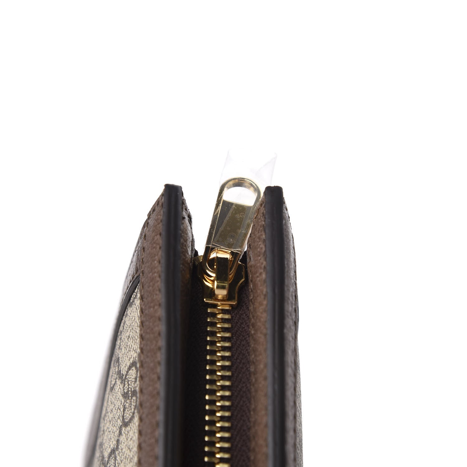 Gucci GG Supreme Monogram Web Ophidia Pouch Brown 9 of 11