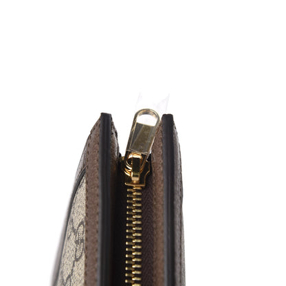 Gucci GG Supreme Monogram Web Ophidia Pouch Brown 9 of 11