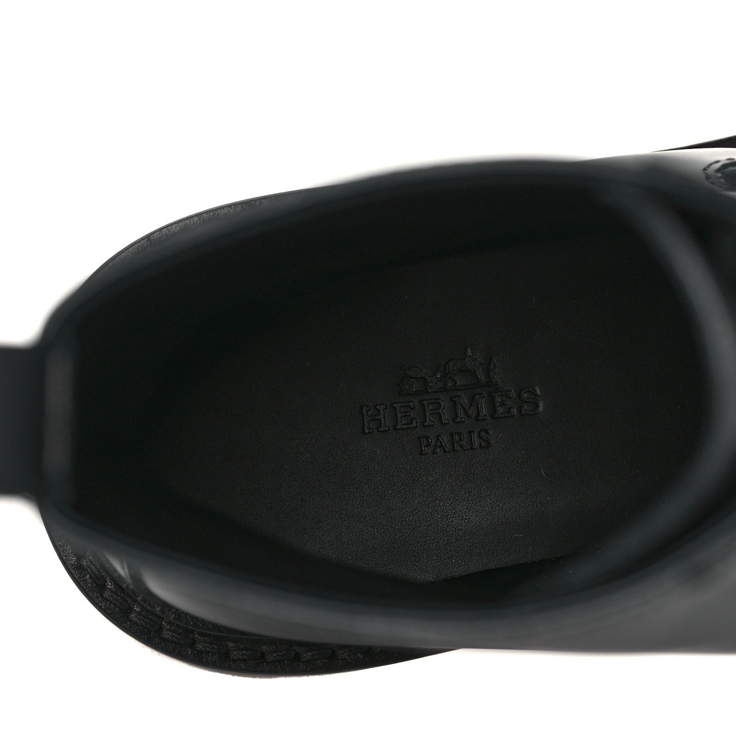 Glossed Calfskin Funk Ankle Boots 37.5 Black