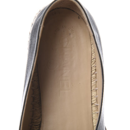 Chanel Lambskin CC Espadrilles 39 Black 9 of 12