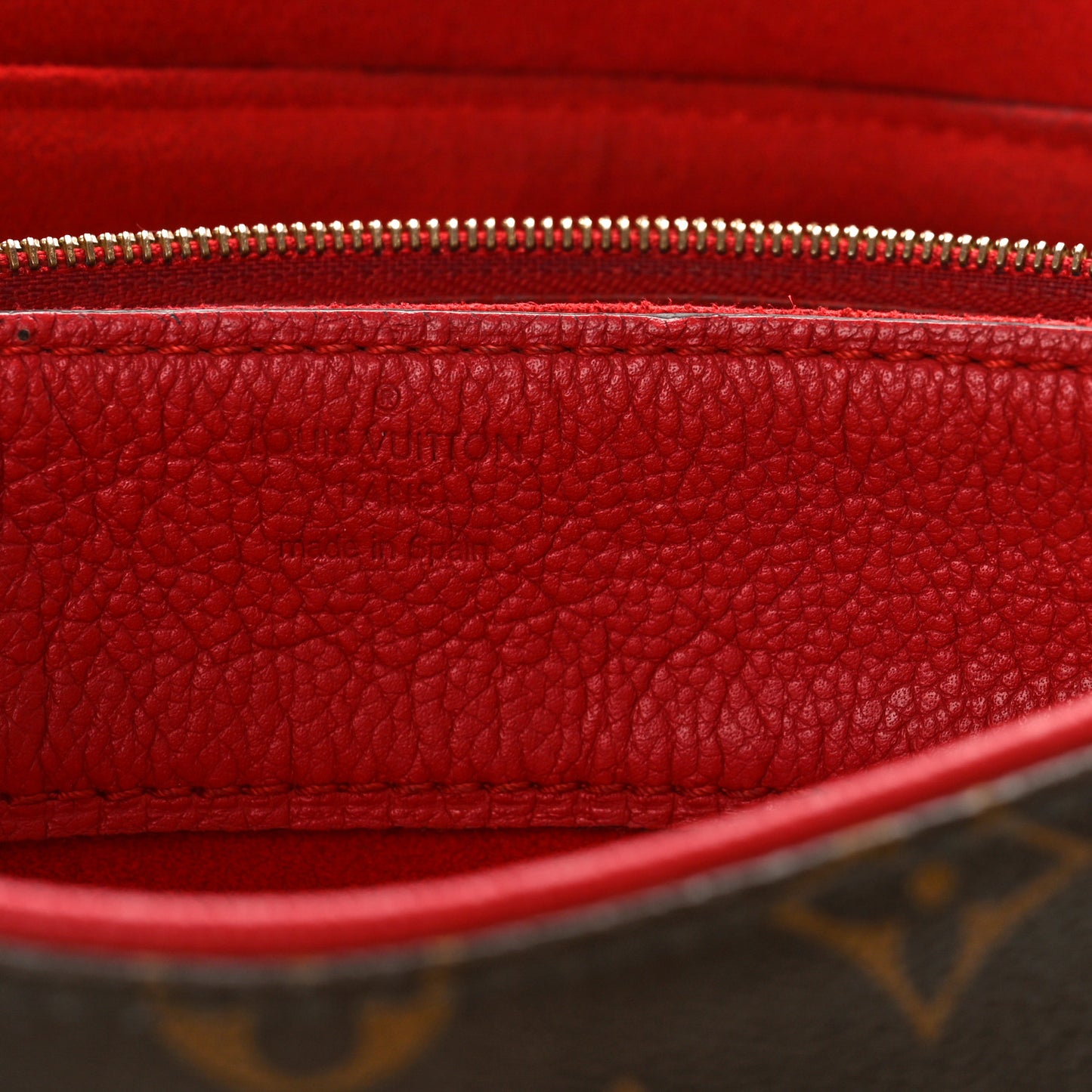 Monogram Pallas Chain Cherry
