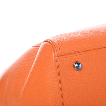 Hermes Taurillon Clemence Paris Bombay 37 Orange 26 of 27