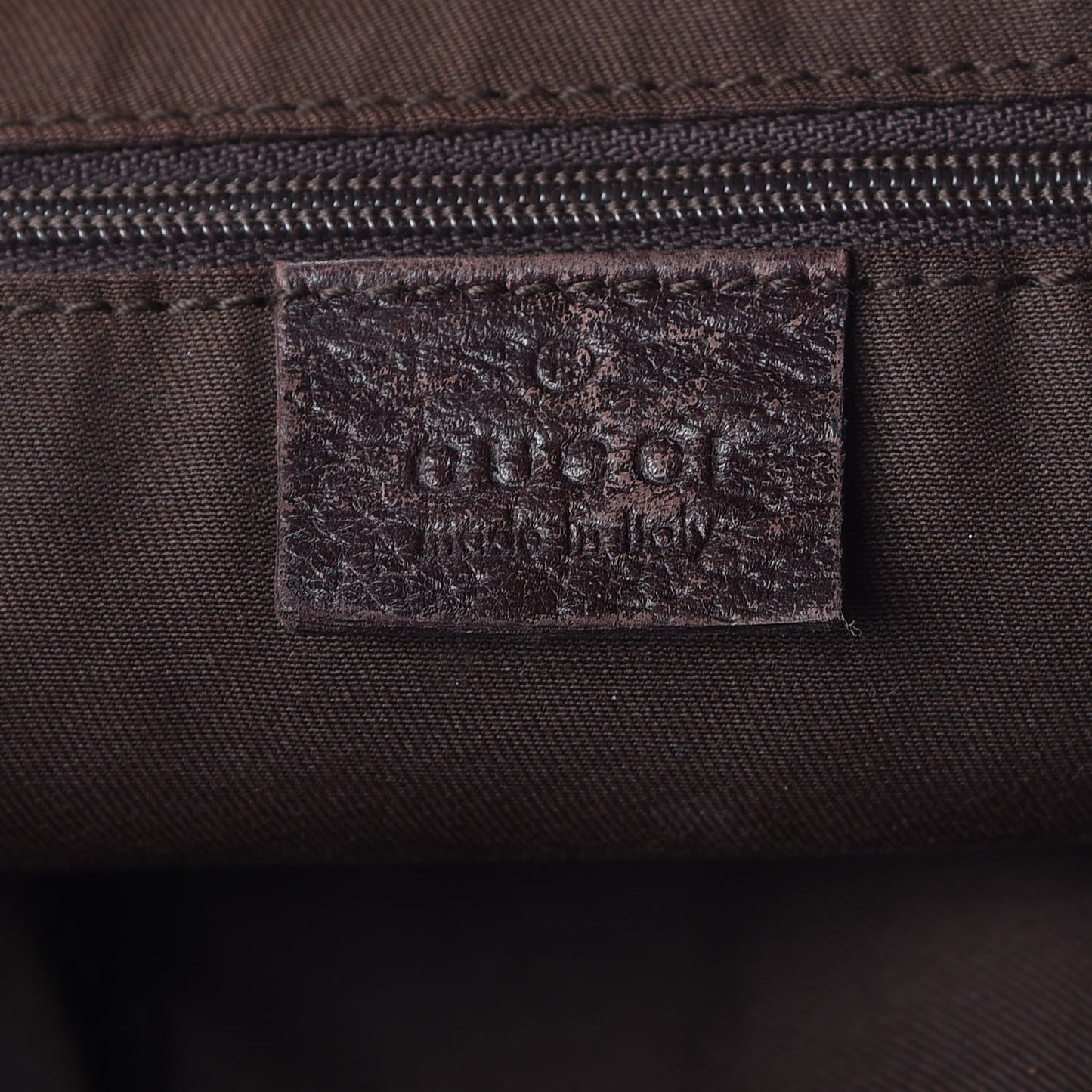 Monogram Medium Abbey Shoulder Bag Dark Brown