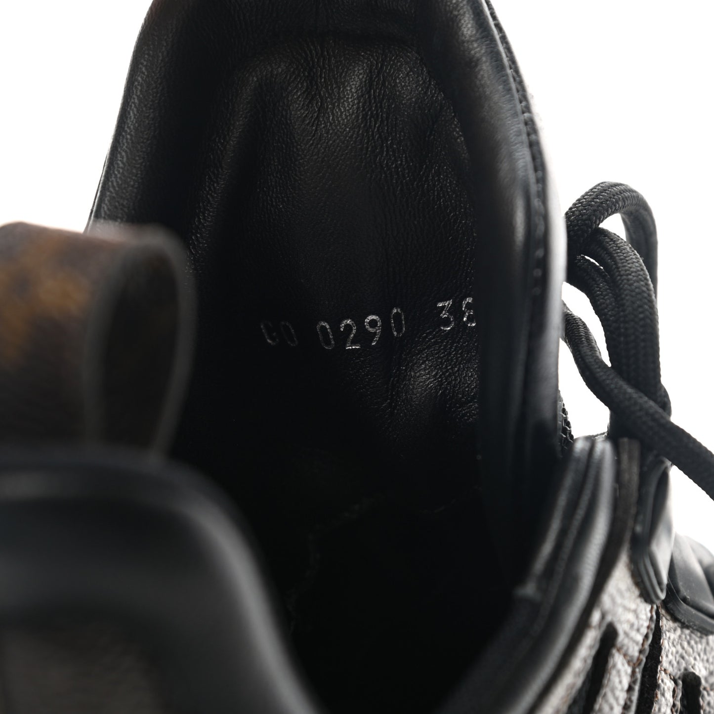 Calfskin Patent Monogram LV Archlight Sneakers 38 Black