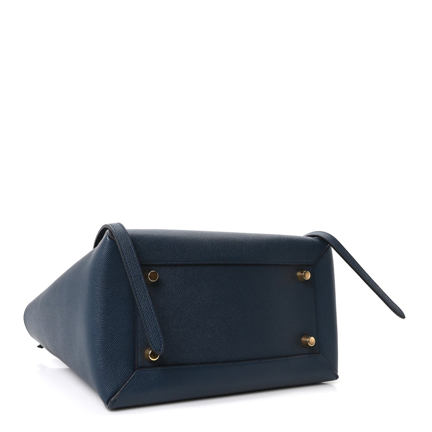 Grained Calfskin Mini Belt Bag Blue