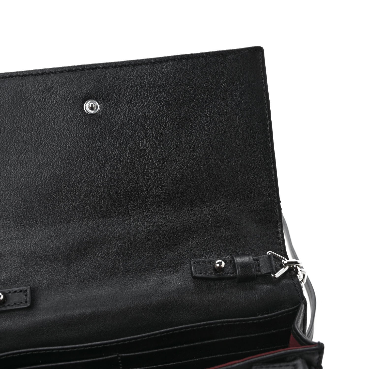 Marc Jacobs Calfskin Quilted Long Wallet Bag Black 10 of 10