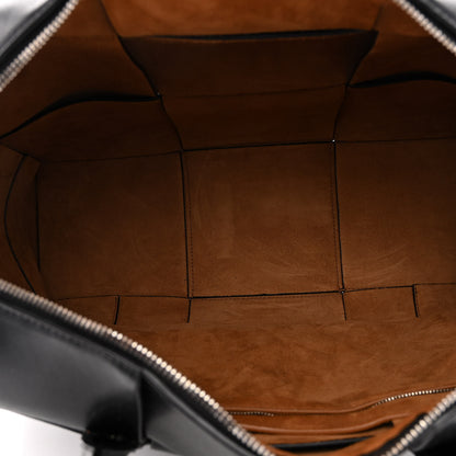 Bottega Veneta Calfskin Maxi Intrecciato Arco Briefcase Black 5 of 9