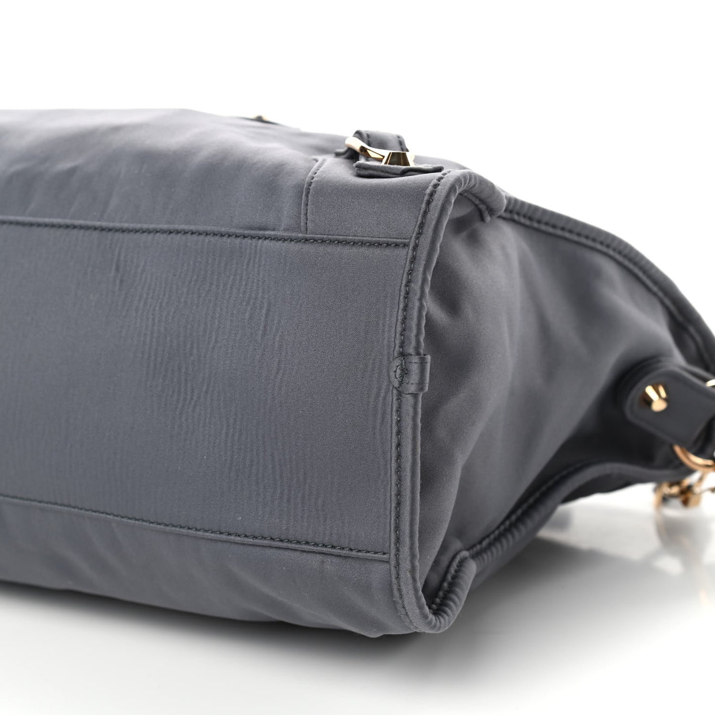 Satin Classic Gold Hardware City Gris Ardoise