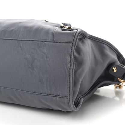 Balenciaga Satin Classic Gold Hardware City Gris Ardoise 10 of 11