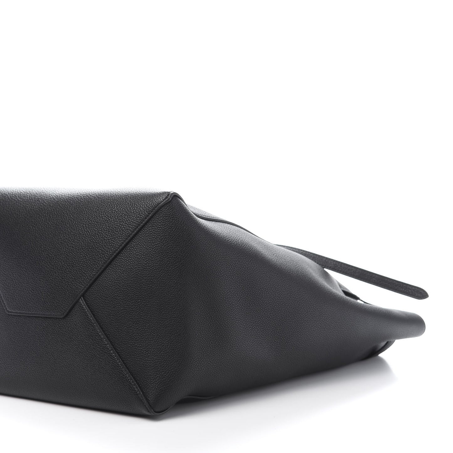 Soft Grained Calfskin Medium Belt Cabas Phantom Black