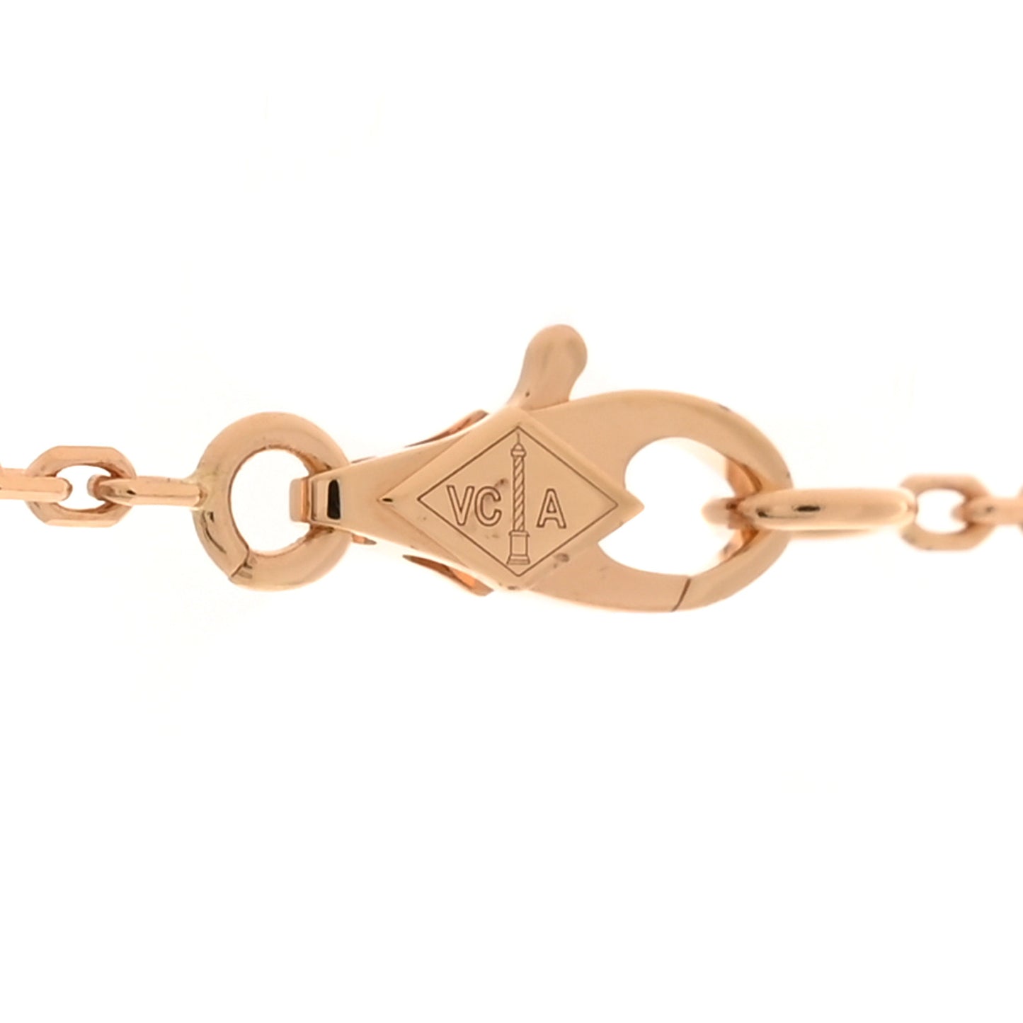 18K Rose Gold 16 Motifs Sweet Alhambra Necklace