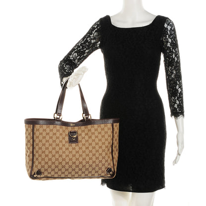 Gucci Monogram Abbey Large Tote Dark Brown 2 of 8