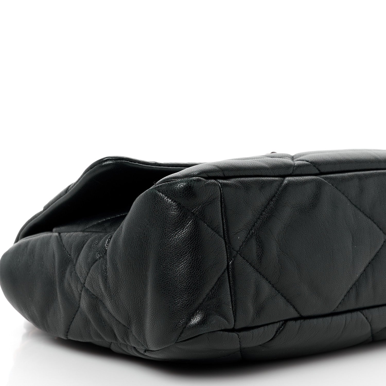 Chanel Lambskin Quilted Large Chanel 19 Flap Black 10 of 12