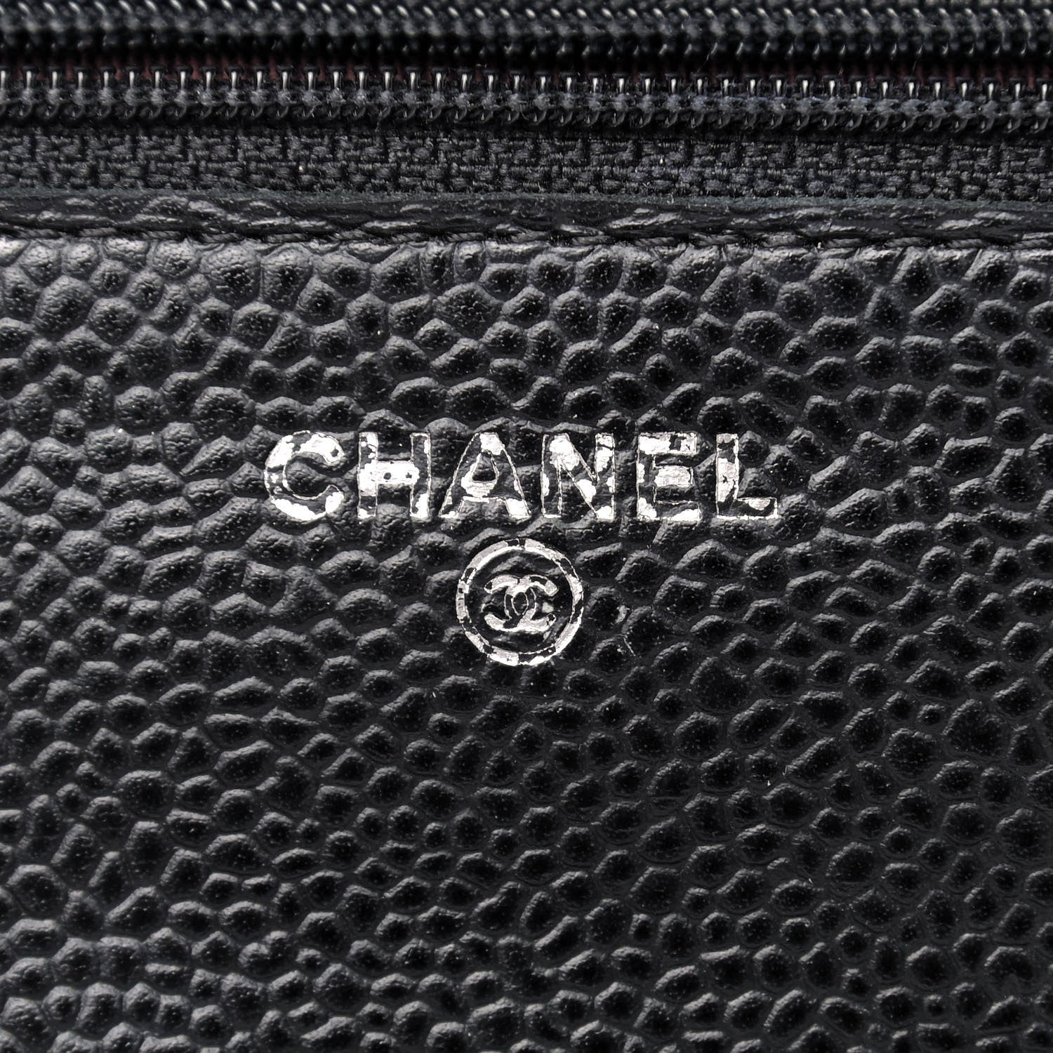 Chanel Caviar Quilted Wallet On Chain WOC Black 8 of 10