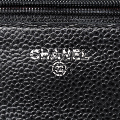 Chanel Caviar Quilted Wallet On Chain WOC Black 8 of 10