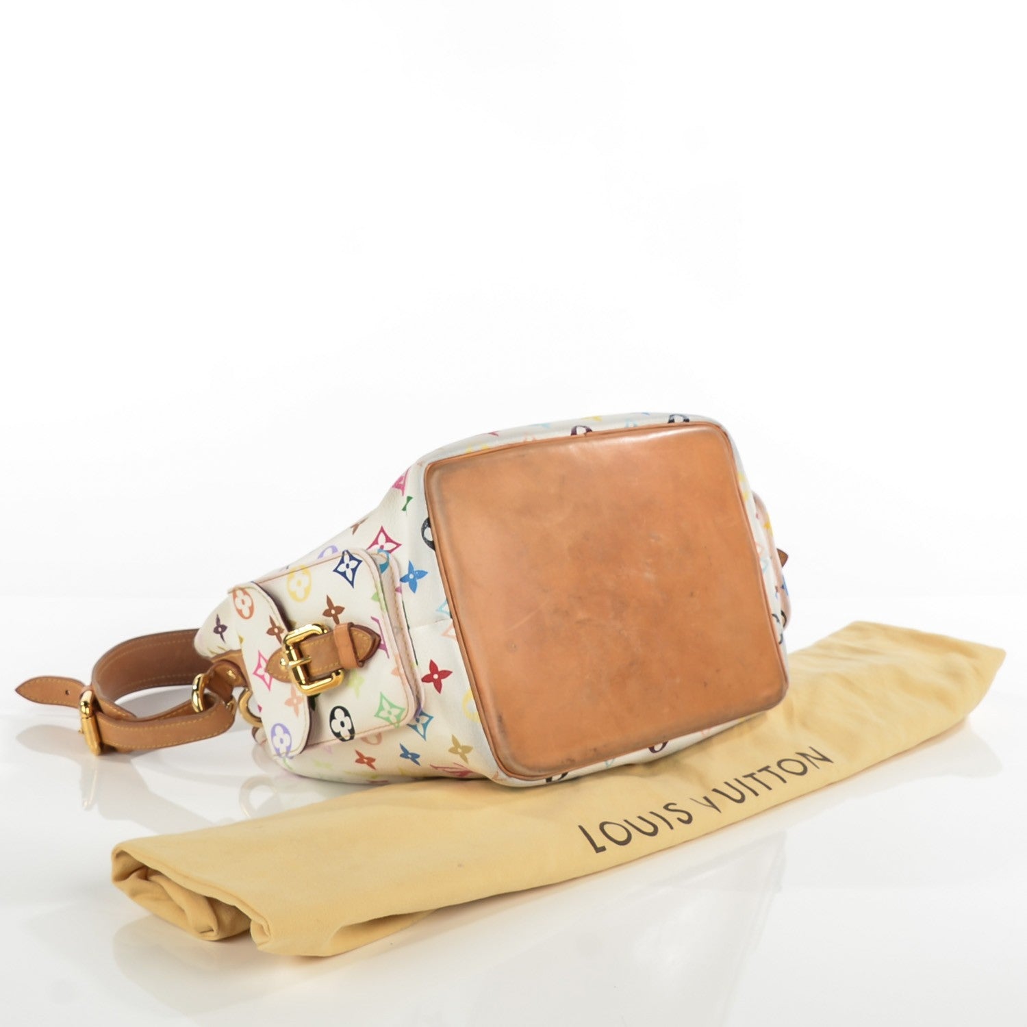 Louis Vuitton Monogram Multicolor Petit Noe White 4 of 12