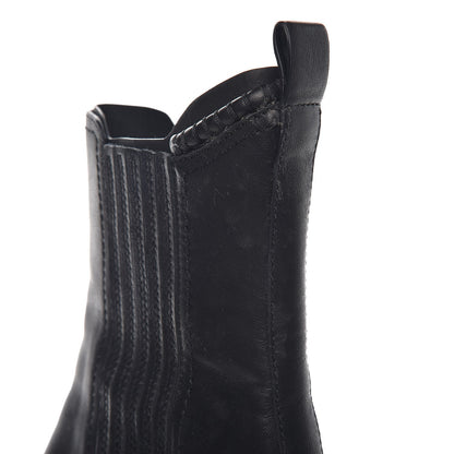 Alexander Wang Calfskin Anouk Mid Calf Boots 37 Black 10 of 13
