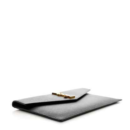 Saint Laurent Grain De Poudre Uptown Pouch Black 4 of 8