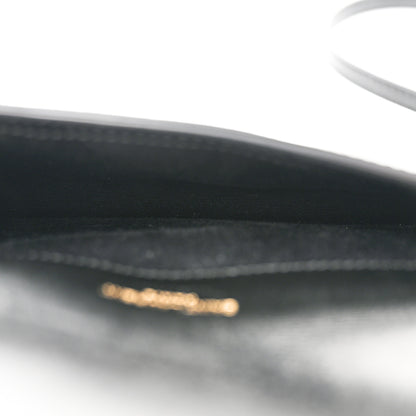 Saint Laurent Smooth Calfskin Monogram Phone Holder Crossbody Black 5 of 10
