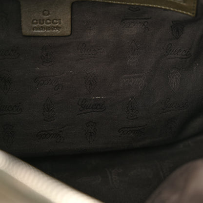 Gucci Guccissima Medium GG Twins Hobo Olive Green 12 of 18