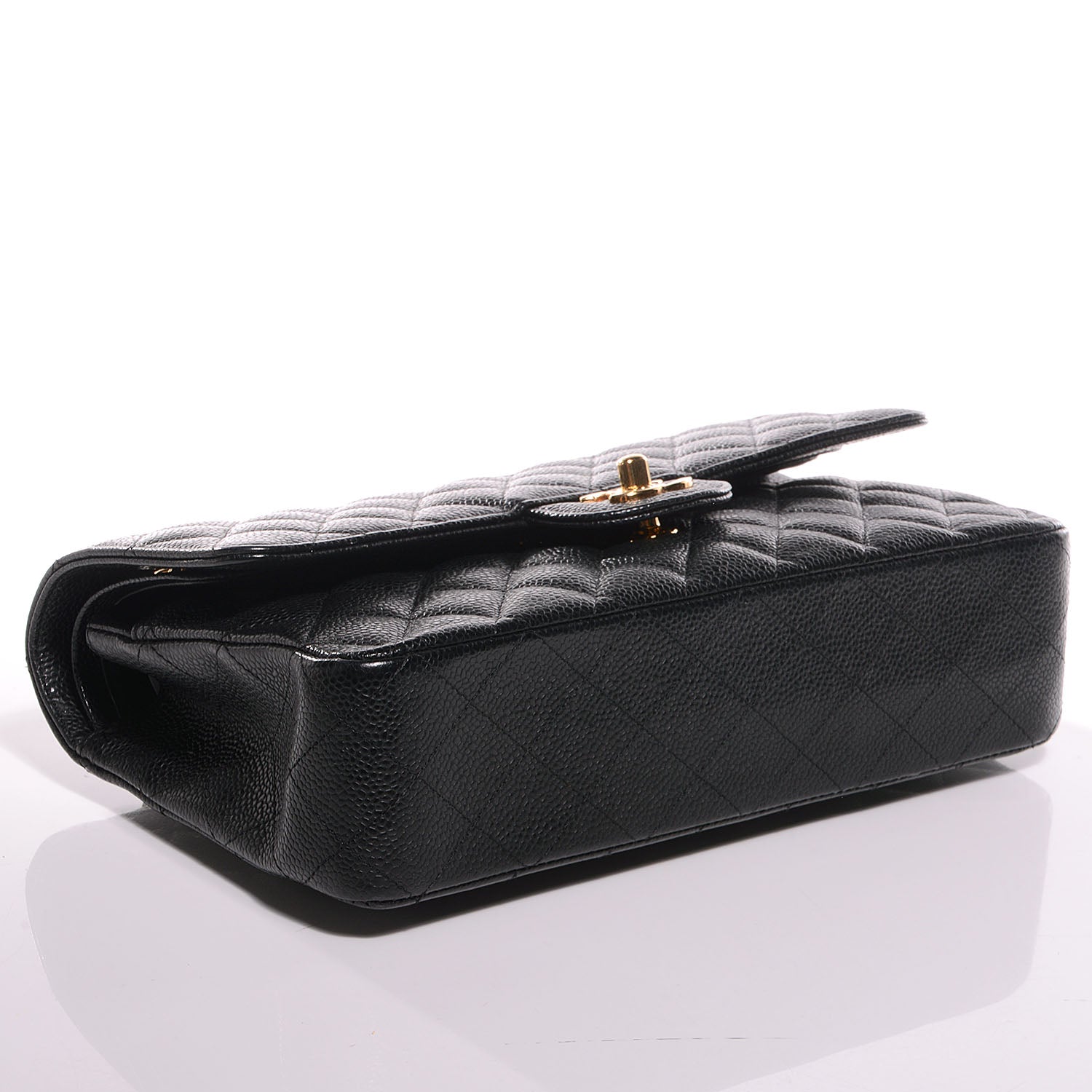 Chanel Caviar Quilted Medium Double Flap Black 4 of 9