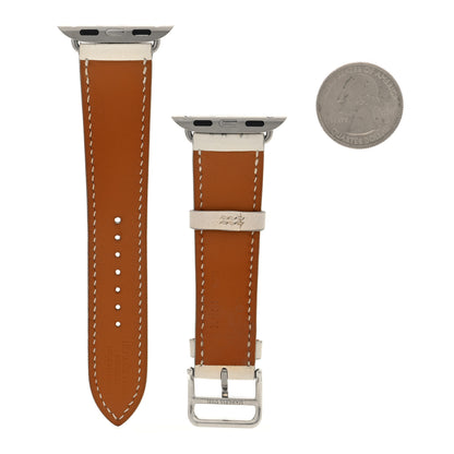 Hermes Swift 41mm Apple Watch Single Tour Band Craie 4 of 8