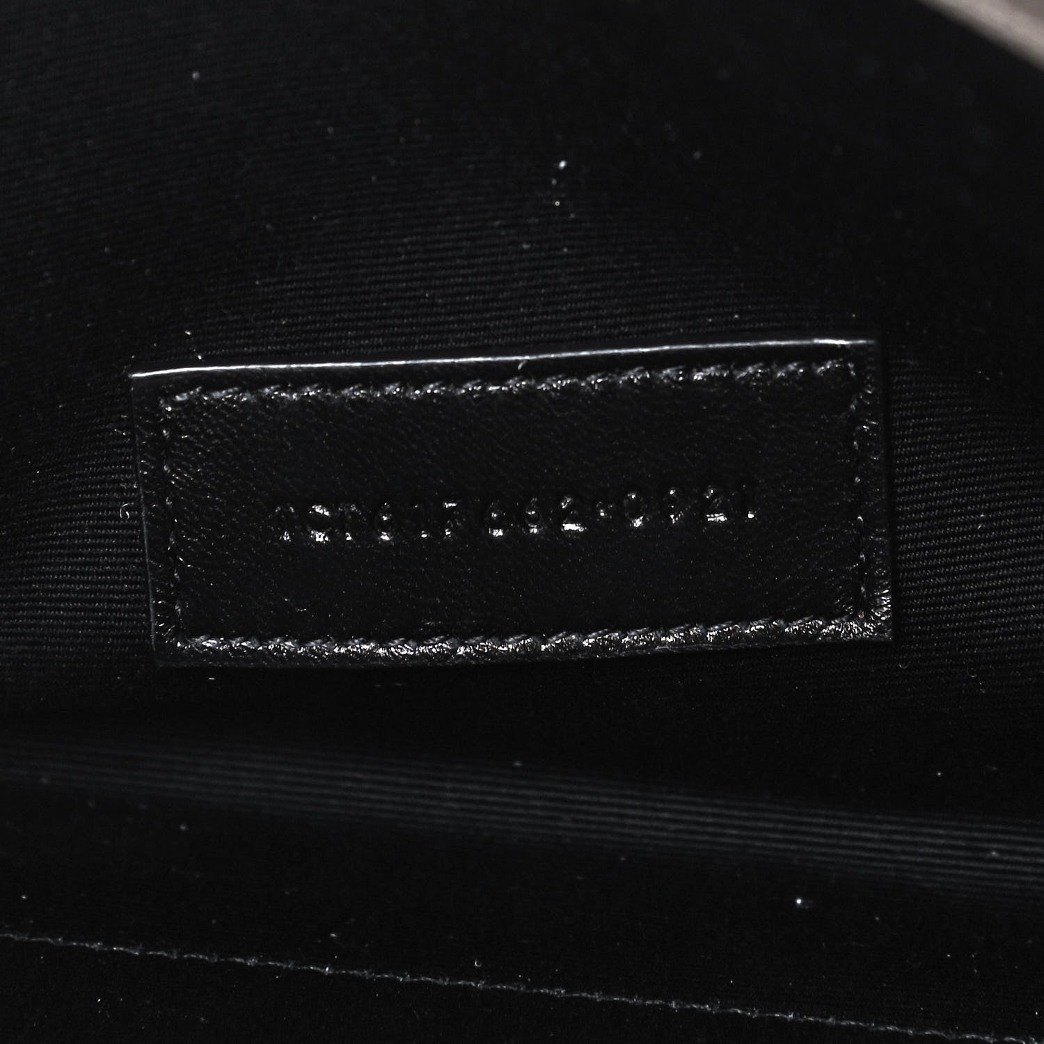 Saint Laurent Grain De Poudre Matelasse Chevron Monogram Envelope Clutch Dark Beige 7 of 8