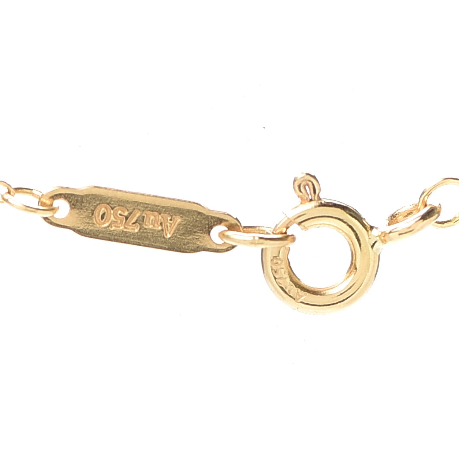 Tiffany 18K Yellow Gold Chain Necklace 16" 4 of 5