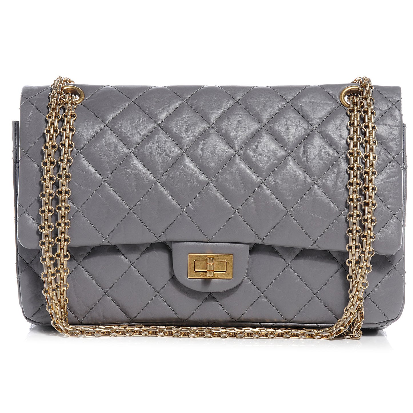 Aged Calfskin 2.55 Reissue 226 Flap Grey