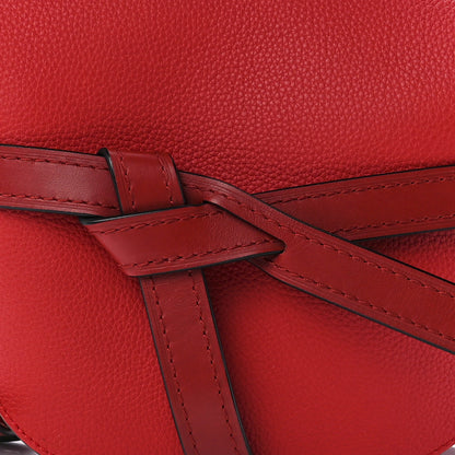 Loewe Calfskin Small Gate Crossbody Bag Scarlet Burnt Red 8 of 11