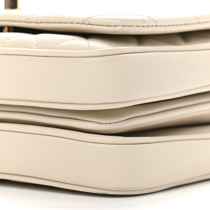 Chanel Lambskin Quilted Mini Citizen Chic Flap Ivory 10 of 11