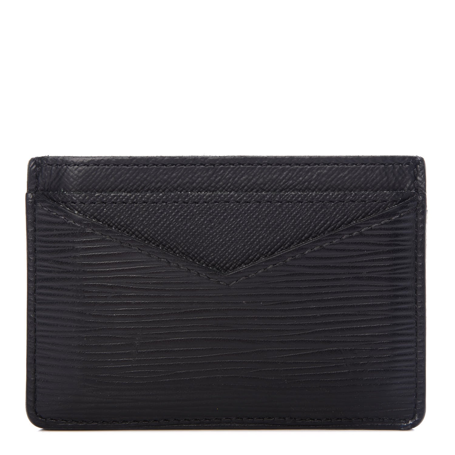 Louis Vuitton Epi Neo Porte-Cartes Card Holder Black 1 of 8