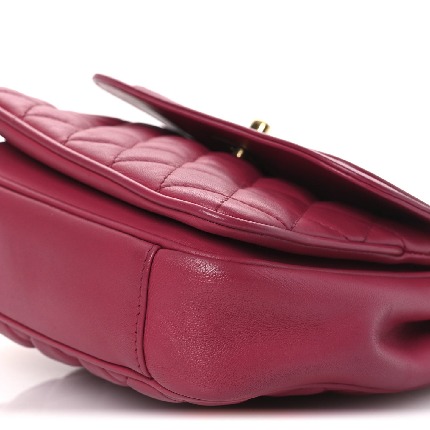 Lambskin Quilted Small Lovely Day Flap Pink
