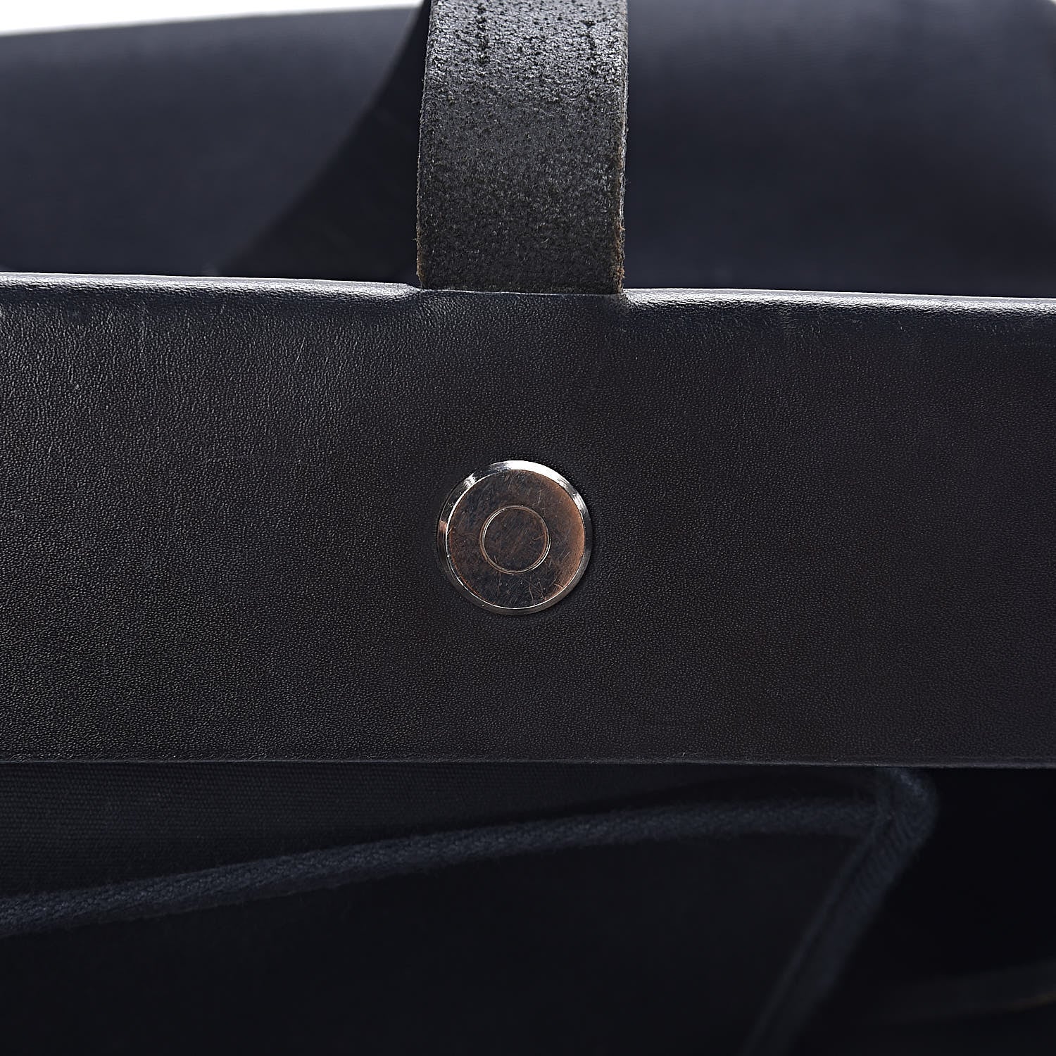 Hermes Toile Vache Hunter Herbag Cabas MM Black 12 of 20