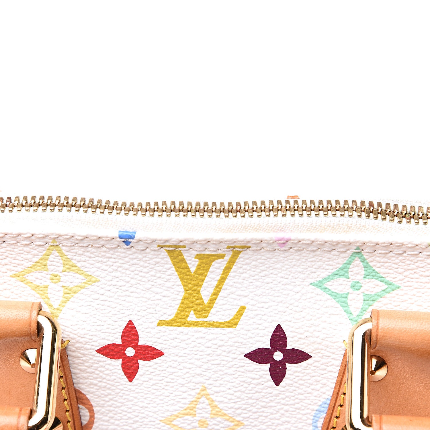 Louis Vuitton Monogram Multicolor Alma White 14 of 15