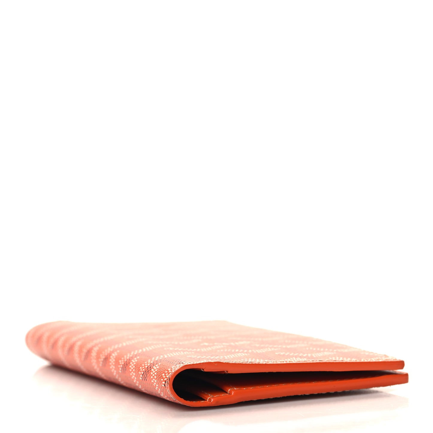 Goyardine Long Bi-Fold Wallet Orange
