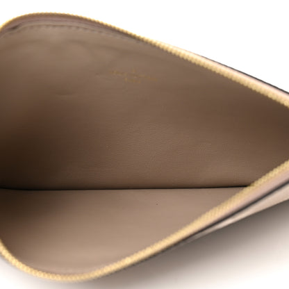 Louis Vuitton Empreinte Monogram Giant Pochette Felicie Zippered Insert Tourterelle Creme 5 of 6