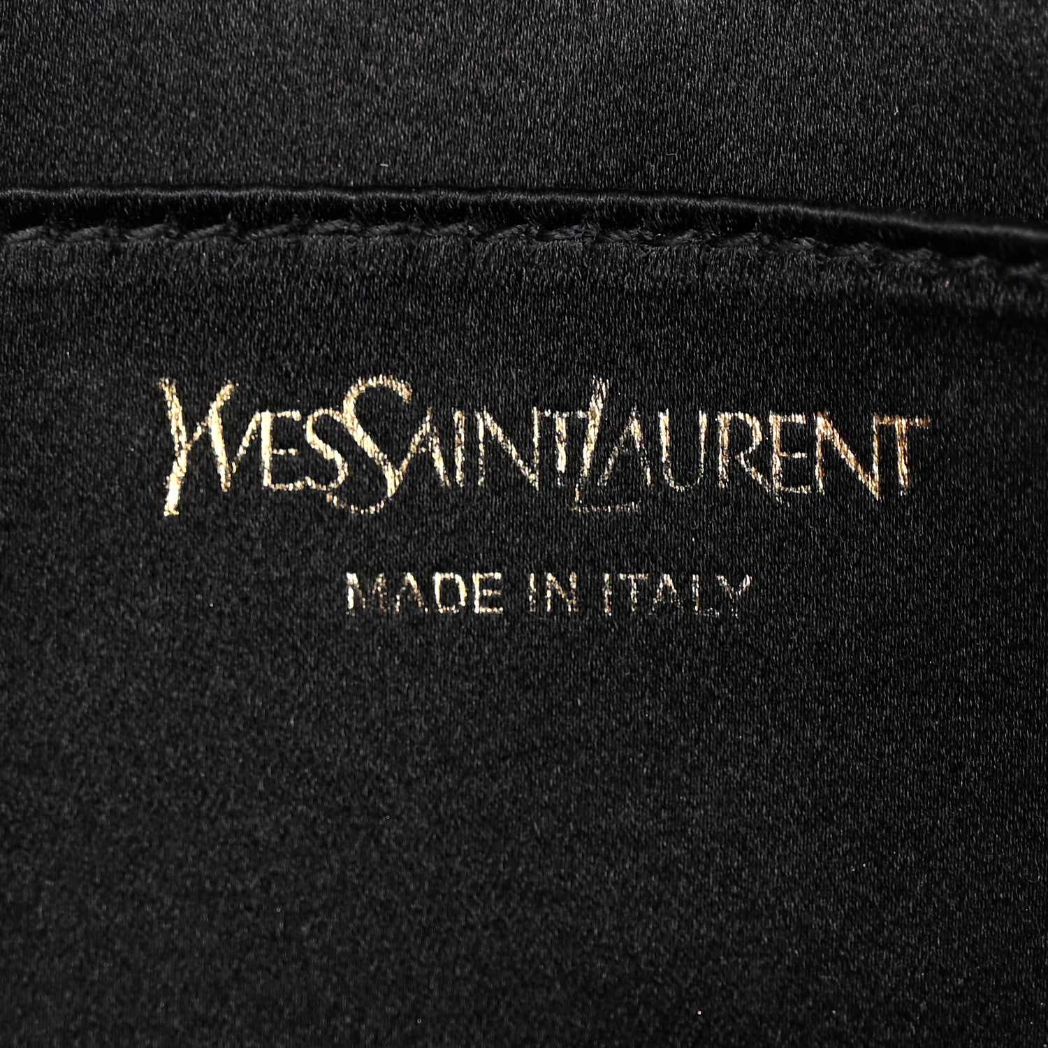 Saint Laurent Calfskin Monogram Large Belle De Jour Clutch Black 6 of 9