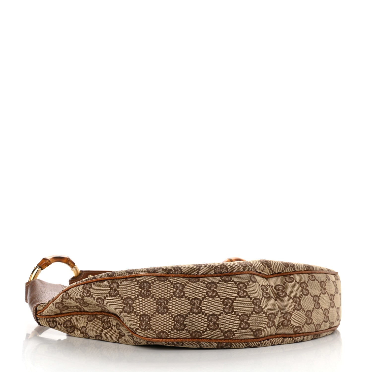 Gucci Monogram Bamboo Ring Hobo Brown 4 of 11