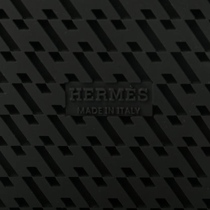 Hermes Calfskin Womens Chypre Sandals 40 Black 6 of 8