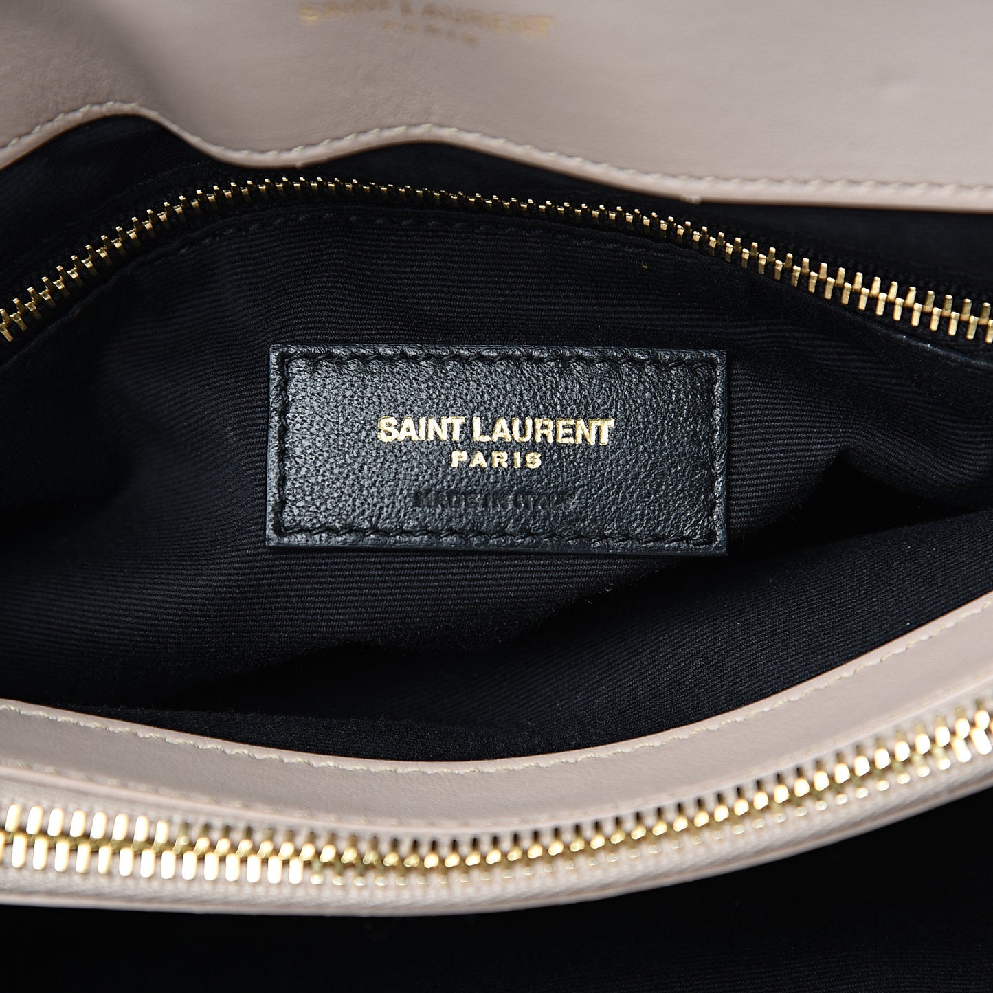 Calfskin Y Quilted Monogram Medium Loulou Chain Satchel Light Natural